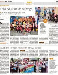Kenangan calon2 upsr sk taman desaminium 2019. Lahir Bakat Muda Olahraga Klik