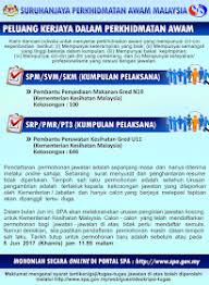 Jawatan kosong kerajaan dan jawatan kosong swasta ogos september 2017 terbaru di malaysia ok? Terkini 746 Kekosongan Suruhanjaya Perkhidmatan Awam Seluruh Negara Mobile