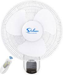 This quiet fan from honeywell perches steadily on top of a flat surface, such as a table or windowsill. Simple Deluxe Hifanxwalldigit Household Quiet 16 Inch Digital Wall Mount Oscillating Exhaust Fan With Remote And Built In Timer Control