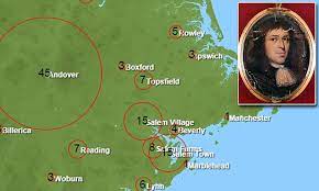 Travel back and forth in time from the scene of the author's demise to the 17th century, where a town is engulfed with rumors of witchcraft and a woman faces the gallows. Salem Witch Trials Interactive Map Shows Pinpoints Spread And Source Of Hysteria Daily Mail Online