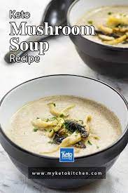 Easy Keto Cream Of Mushroom Soup Recipe Low Carb Delicious Recipe Mushroom Soup Recipes Recipes Easy Soup Recipes