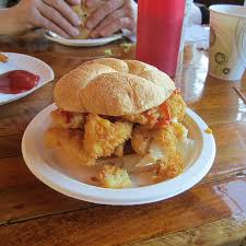 Season the fish with sea salt and black pepper. Check Out The Size Of This Haddock Sandwich For Just 6 75 So Yummy Picture Of Cajun S Snack Bar Lowell Tripadvisor