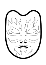 Ganz einfach downloaden, ausdrucken und zuschneiden: Masken Basteln Maskenvorlagen Pdf Drucken