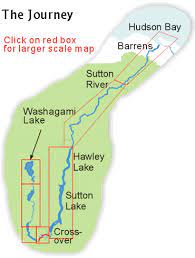 Directions To Sutton Ontario Sutton River Overview With Map At Ottertooth.com