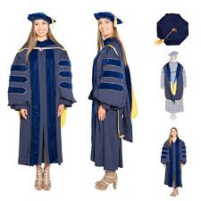 Complete Doctoral Regalia For University Of California Doctoral Regalia Graduation Gown Doctoral Gown