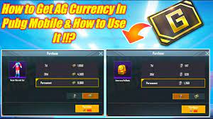 How To Get Free Ag Currency In Pubg Mobile How To Use Ag Currency In Pubg Mobile Season 13 Youtube