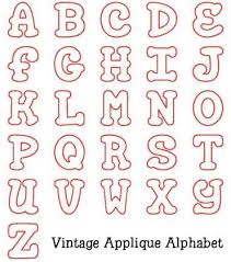 Alphabets Vintage Applique Alphabet Embroidery Boutique Lettering Alphabet Applique Letters Lettering