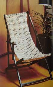 elizabeth abernathy macrame seat for sling chair macrame furniture macrame chairs macrame design