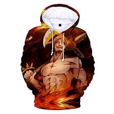 This is the seven deadly sins. Lion S Sin Escanor The Seven Deadly Sins Hoodie Le Meilleur Prix Dans Amazon Savemoney Es