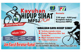 Tertib tidaknya seseorang dalam menggunakan toilet tergantung dari hidup sehat saat ini tidak hanya sebagai kebutuhan, tetapi telah menjadi gaya hidup. Jom Kayuh Hidup Sihat Sihat By Mpsj Usj Cycles