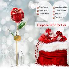 Looking for a great gift for your girlfriend? Evoroma 24k Gold Rose Flowers Gifts For Her Wife Girlfriend Mom Best Gift For Valentine S Day Anniversary Birthday Mother S Day With K9 Crystal Stand Walmart Com Walmart Com