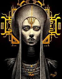 Gold highlights in pastel pencil drawings