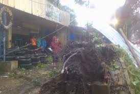 Beginilah bocah sd warga 62 usir angin puting beliung di sekolah mereka. Angin Puting Beliung Melanda Bogor Republika Online