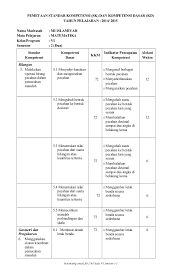 Silabus kurikulum 2013 kelas 4 semester 2 format lengkap. Kd Matematika Kelas 6 Cara Golden
