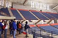 I got to go on a behind the scenes tour of gampel pavilion tonight. University Of Connecticut Wikipedia
