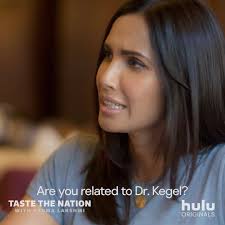 I’ve been told this conversation about kegels is one of the funniest  moments from my new show ‘Taste The Nation’