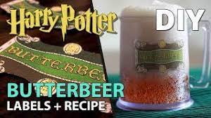 Labels harry potter butterbeer logo. Diy Butterbeer Labels Recipe Youtube