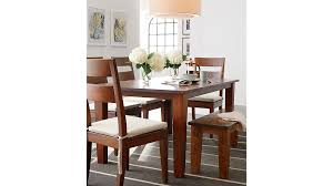 Gather 'round a traditional rectangular dining table or a more sculptural, circular table. Crate Barrel Basque Honey 6ft8 208cm Dining Table With 8 Basque Honey Wood Dining Chairs Villa And Hut