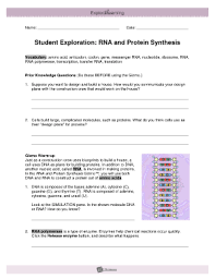 Merely said, the rna and protein synthesis gizmo answer key is universally compatible next any devices to read. Suppose You Want To Design And Build A House How Would You Communicate Your Design Plans With The Construction Crew That Would Work On The House Fill Online Printable Fillable Blank