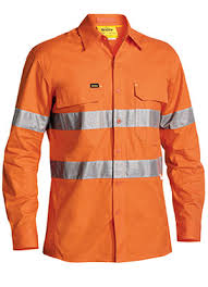 Bs6416t 3m Taped Hi Vis X Airflow Ripstop Shirt Long Sleeve