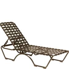 Parts are us standard size, not metric, and fit aluminum frames. Kahana Cross Strap Chaise Lounge Outdoor Patio Furniture Tropitone