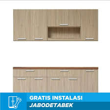 Lemari gantung dapur kitchen set atas almunium rak dapur uk 240 cm. Jual Rak Piring Kitchenset Atas Lemari Sayur Dapur 5 Pintu Uk 200 Cm Terbaru Juli 2021 Blibli