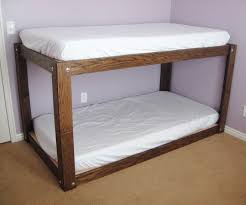 This rustic chevron bed plan utilizes reclaimed lumber as the primary building material. Minimalist Bunk Bed 17 Steps With Pictures Instructables