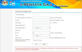 Pihak kami tidak bertanggungjawab sekiranya berlaku kebocoran maklumat tuan/puan. Panduan Ringkas Pengunaan Laman E Penyata Gaji Syuhadasalleh My