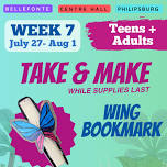 Wing Bookmark Take And Make