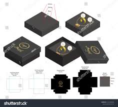 Download Rigid Box For Necklace Ring Earring Product Mockup Ring Earrings Ring Necklace Necklace Box