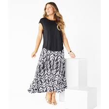 Lucille Long Printed Skirt