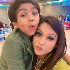 Sabhya Gupta and Mommy