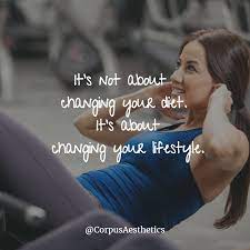 It S Not About Changing Your Diet It S About Changing Your Lifestyle Fitness Motivational Quote Fitness Motivation Quotes Hiit Workout Videos Motivation