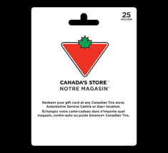 Serving canadians since 1922, canadian tire is your home for all the everyday things that can help you work, play, and live better. Carte Cadeau Canadian Tire De 25 1 Unite Incomm Cartes Cadeaux Autres Jean Coutu