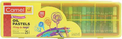 Shop michaels' variety of colorful oil pastel sets to enhance your creativity. Camel Oil Pastel With Reusable Plastic Box 25 Shades Amazon In Office Products