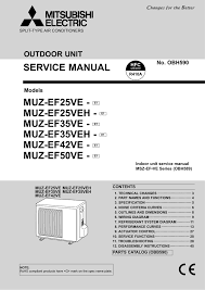 In this case, consult your dealer. Mitsubishi Electric Msz Ef25ves Service Manual