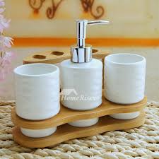 Check spelling or type a new query. 3 Piece Ceramic Bathroom Accessories Set White Carved