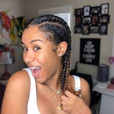 Box braids are a favorite for many, but this style is great to show off curl definition and versatility. 15 Gorgeous Braided Hairstyles To Protect Your Natural Hair Naturallycurly Com