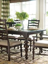 Paula Deen Home Collection Paula S Table And Mike S Side Chair In A Tobacco Finish Side Chairs Dining Dining Table In Kitchen Paula Deen Dining Table