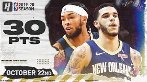 Nets' durant out tonight vs. Lonzo Ball Brandon Ingram Pelicans Debut Highlights Vs Raptors 2019 10 22 30 Pts Combined Youtube
