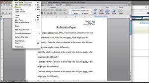 Some final notes to remember to recap, the key to writing a reflective essay is demonstrating what lessons you have taken away from your. How To Write A Reflection Paper Youtube