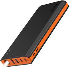 Easyacc power bank pb12000a user manual download link. Easyacc Powerbank 20000mah Externer Akku Mit 4 Output 2usb 2type C Dual Eingang Micro Type C Ladegerat Mit Taschenlampe Fur Iphone Samsung Huawei Ipad Und Mehr Schwarz Orange Amazon De Elektronik Foto