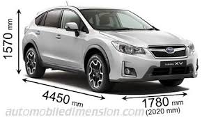 2015 subaru xv crosstrek specs. Subaru Xv Dimensions And Boot Space Hybrid And Thermal
