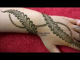 Arham Mehndi Designs Youtube Dulhan Mehndi Designs Henna Designs Hand Henna Designs