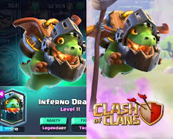Hey, i'm pretty new to clash royale and i just got my hands on the inferno dragon and ice wizard. I Wondered Why The Design Looked Different From Regular Inferno Dragon Clashroyale