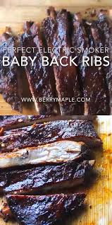 Perfect Smoked Ribs In Electric Smoker Video Smoked Pork Ribs Smoker Recipes Pork Smoker Recipes Ribs