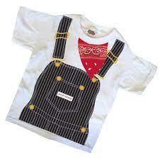 Engineer Uniform Youth T Shirt Size Medium 10 12 Engineer Costume Train Engineer Costume Uniform Fashion