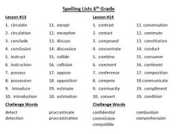 Once students learn these 100 sight words they will be able to read many more books! 6th Grade Spelling Words Worksheets Teaching Resources Tpt