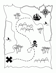 We also provide magical coloring pages (your child must choose the colors according to the numbers indicated in the different zones). Pirate Map Coloring Pages Printable Coloring Home