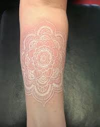 Black And White Vs Color Tattoo Reddit White Mandala White Tattoo